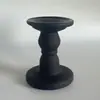 Estilo francês estilo luxo leve Coluna romana Castiçal quarto casa simples vela Castiçal decoração romântica decoração de mesa