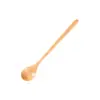 Cuchara Vintage para Fideos Instantáneos para Uso en Casa, Cuchara de Madera con Mango Largo, Cuchara Larga Kimchi Estilo Coreano al por Mayor, Cuchara Extensa para Mezclar Ensaladas Estilo Japonés