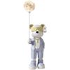 Decoración de suelo de oso violento para habitación infantil Chen, mueble de TV, sofá, luz de estrella, regalo de inauguración de la casa
