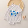 Sling de Verão para Bebê Roupas de Fazer Pum Roupas de Feno Modal Roupas de Engatinhar para Bebê Colete Elástico Roupas de Casa Sem Mangas para Crianças