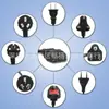 Cable de alimentación de CA, regulaciones chinas, regulaciones americanas, regulaciones australianas, regulaciones europeas, regulaciones inglesas, tres clavijas, cable de alimentación con conector de figura 8