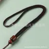 Cordón ajustable para colgante tejido a mano con cuentas de sándalo, adecuado tanto para hombres como para mujeres, cordón para collar con colgante de jade en rojo, negro y verde