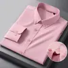 Camisa de Lino y Algodón Nueva Casual de Negocios Mezcla de Algodón y Lino Resistente al Desgaste Ropa para Hombre Versátil Boutique Estilo Old Money de Gama Alta Camisa
