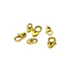 Acero de Titanio No se Desvanece Nuevo Cierre de Langosta en Forma de Corazón Galvanizado al Vacío Hebilla de Corazón Chapada en Oro de 18K Hebilla de Pulsera Hebilla de Collar