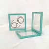 Caixa de Exibição para Broche, Pingente, Relógio, Joias, Caixa de Armazenamento, Brinquedo de Mesa, Embalagem, Caixa de Exibição Grande Tamanho com Filme Ins