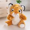 Simulación Transfronteriza Muñeco de Peluche Mano de Tigre Set de Muñecos de Mano Animales Muñeco de Trapo para Mano Guardería Educación Temprana Accesorios para Actuaciones