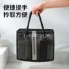 Bolsa de Banho em Rede Portátil para Natação Grande Capacidade Bolsa de Mão para Homens e Mulheres Bolsa de Lavar para Banho Bolsa de Armazenamento de Maquiagem para Viagem