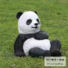 Adornos de Panda de Simulación Escultura de Animales de Fibra de Vidrio para Exteriores Paisaje de Jardín Parque Patio Comunitario Belleza de Bienes Raíces Chen