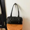 Bolso de axila Sensación de alta gama Nuevo de moda Verano 2026 Versátil PU Bolso de hombro único Bolso de mano de nicho moderno Textura simple