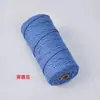 Fornecimento Direto da Fábrica Cordão de Algodão de 3 mm com Alma, Corda de Algodão Trançada, Cordão de Algodão Colorido para Decoração, Cordão Colorido Teçido à Mão