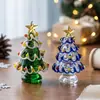 Vidrio Esmaltado Zibo 6.5cm Adorno Sólido de Árbol de Navidad Decoración Navideña Adorno Creativo de Escritorio Artesanía Transfronteriza