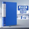 Pasta A4 Livro de Informações Inserção Transparente Livro de Armazenamento de Informações Pasta Bolsa de Arquivo Organização de Arquivos Material de Escritório