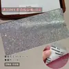 Correia de Diamante Completa Cola Adesivos de Diamante de Cristal DIY Tiras de Diamante Autoadesivas Acessórios Decorativos para Capa de Celular de Carro Suporte de Caneta para Copo d'Água