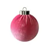 Ventas Directas de Fábrica Bolas de Tela de 6/8 cm Bolas de Navidad Colgantes de Decoración Navideña Listas para la Venta