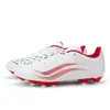 Nuevos zapatos de fútbol de corte bajo para niños con tacos largos y cortos para venta transfronteriza, adecuados para estudiantes de primaria y secundaria y adolescentes, zapatillas deportivas de entrenamiento, tallas 30-46