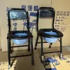 Cadeira Sanitária Especial para Idosos, Cadeira Sanitária para Banheiro Seco Rural em Aço Inoxidável, Cadeira Sanitária para Deficientes, Peça Única Atacado