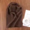 Atacado do Fabricante Outono e Inverno Novo Estilo Chapéu de Lã Trançado Integrado, Chapéu de Tricô Quente, em Estoque