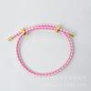 Cuerda de mano de alambre de acero de alta retención de color 3 mm longitud ajustable pulsera de ocho hebillas cuerda de mano DIY semiterminada ventas directas de fábrica