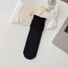 Calcetines de Color Sólido con Borde Fruncido para Mujer, Primavera y Verano, Calcetines Largos de Seda Grises, Calcetines de Encaje hasta la Mitad de la Pantorrilla, Calcetines Sin Costuras