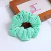 Moderna Liga de Terciopelo para el Cabello, Sencilla Cuerda Gruesa Verde para el Cabello, Accesorio para el Cabello, Diadema, Scrunchie para Mujer