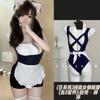 Sexy e Fofo Vestido de Empregada com Avental Empregada com Bojos Lingerie Sexy Estilo Japonês Uniforme Bidimensional Terno 2896
