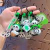 Llavero Creativo de Muñeca de Máquina de Gansos Serie de Dibujos Animados Panda Colgante para Bolso de Pareja Llavero de Coche Pequeño Regalo