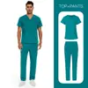 Ropa de Trabajo para Hospital, Doctor, Enfermera de Talla Europea para Hombre Ropa Lavable a Mano Ropa de Enfermera Ropa de Trabajo Uniforme de Enfermera para Salón de Belleza
