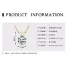 Comercio Exterior Más Vendido Collar de Moissanita D Color de Seis Garras de 1 Quilate para Mujer Colgante de Moissanita de Plata de Ley S925 Joyería al por Mayor