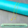 Collar de Plata Pura 999 para Mujer, Cadena para Clavícula, Nuevo Mini Moda Simple Estilo Japonés y Coreano Joyería de Plata de Lujo Ligero, Collar Chapado en Oro Plata