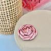 Camelia Rosa de Borde Quemado 4cm Accesorios de Ropa Accesorios de Flores Zapatos Sombrero Broche Accesorios Exportación Transfronteriza