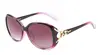 Gafas de sol de moda estilo 2025 para mujer, nuevas gafas de sol de moda para conducir con diseño de cabeza de zorro en negro brillante