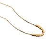 Collar cuadrado de oro vietnamita, de latón chapado en oro, para mujer, de moda, collar de plata combinable, joyería de azúcar cuadrada pequeña