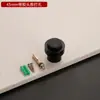 Tapón de Puerta Estable de Acero Inoxidable Engrosado Tapón de Puerta de Vidrio Caucho Anticolisión Tapón de Puerta Cilíndrico Dormitorio Baño Parte Superior de la Puerta