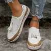 Desejar Sapatos Casuais Femininos AliExpress Slip-on Mocassim Borla Vazado Sapato Único