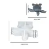 Molde de silicona para resina epoxi de gota de cristal DIY, joyería, horquilla para el cabello, accesorios para el cabello, horquilla hecha a mano, joyería, molde de silicona, producción de personalidad