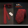 Versión coreana de la moda británica para corbatas de hombre estrecha moda de boda corbata de 6 cm 1200 puntadas poliéster fabricantes