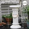 Adornos de Columna Romana Europea Casa Jardín Patio Boda Decoración Balcón Retro Maceta Exterior Base para Maceta