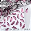 2*6mm Velheiro Flash Nail Art Diamante de Forma Especial com Fundo Plano Colorido Inlaid Acessórios de Decoração Nail Art Diamante Atacado