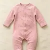 Nuevo Body Liso de Manga Larga para Otoño para Bebés y Niños Pequeños 2026 Estilo Coreano Estampado Completo Dibujos Animados Cubrepañal Pelele para Bebé