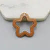 Estrella de Cinco Puntas Calada de Acrílico Color Sólido 3 cm Agujero para Colgar Pendientes Colgantes DIY Accesorios de Joyería Llavero Colgante para Bolsos