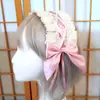 Una generación de pelo lindo tocado de sirvienta Lolita japonés banda para el pelo Lo Niang banda para el pelo de cosplay encaje orejas de conejo banda para el pelo