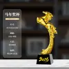 Trofeo de Cristal 2026 Trofeo Personalizado del Año del Caballo Premios de Reunión Anual Diseño Gratuito Grabado Souvenir para Empleado Destacado