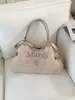 Bolsa de bordado floral de nicho estilo coreano para mulheres, nova bolsa de mão de tecido 2026, bolsa tote de ombro de grande capacidade para o dia a dia