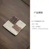 Porta-copos/Base para chaleira feitos à mão para Cerimônia do Chá Gongfu, Almofada de isolamento térmico, Tapete de chá de tecido retrô