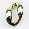 Plástico ABS Cadena UV Color Galvanizado Hebilla de Anillo Dorado 36*52 Aro Abierto Joyería de Verano Pequeños Accesorios Mayoreo