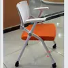 Juego de mesa y silla para sala de lectura de biblioteca, mesa de entrenamiento plegable con ruedas para instituciones educativas, mesa de entrenamiento larga y modular