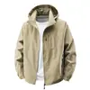 Chaquetas de Primavera y Otoño Transfronterizas, Chaquetas Deportivas Casuales a Prueba de Viento e Impermeables, Chaquetas Holgadas de Trabajo para Hombre