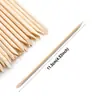 Palito de Laranja para Manicure Individual, Disponível em Todos os Comprimentos e Tamanhos, Ponta Multifuncional Afiada e Plana, Palito de Madeira para Beleza, Palito de Madeira de Faia