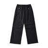 Calça Crock Vintage Loose Loose Cintura Apertada Estilo Americano Fotografia de Rua Tendência Feminina Com Barra Amarrada Calça Casual Calça de Dança Calça Casual