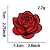 Serie de Planta Monstera Hojas de Margarita Girasol Lavanda Rosa Roja Parche Bordado